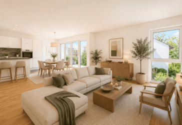 Moderne 4-Zimmer-Wohnung mit Balkon, 2 Bädern, TG-Stellplatz & Aufzug in begehrter Lage