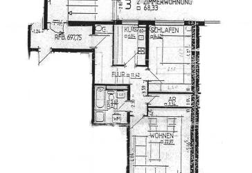 Gepflegte 2-Zimmer-Erdgeschosswohnung mit Wintergarten & Garagenstellplatz im Herzen von Bad Dürrheim