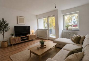 3-Zimmer-Wohnung mit Balkon und Blick ins Grüne in Amberg