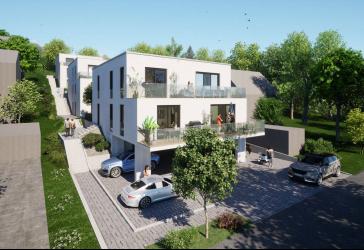 Exklusive 2 Zimmer, Neubau ETW in Würzburg, 54,04 qm, provisionsfrei mit privatem Garten