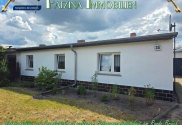 Wohnbungalow auf Grundstück mit weiterer Bebauungsmöglichkeit am Rande von Brück