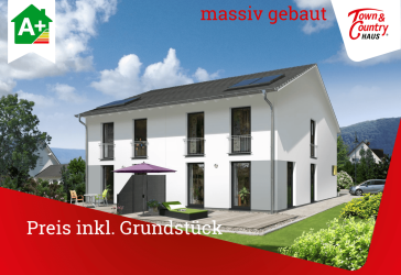 Haus massiv gebaut, Preis schlüsselfertig inkl. Grundstück