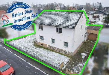 DIETZ: EFH im ruhigen Wohngebiet von Dieburg mit Garage, Freisitz und Garten auf 755 m² Grundstück