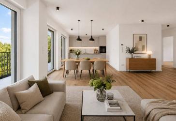 Viel Raum für die Familie - modern wohnen mit Balkon
