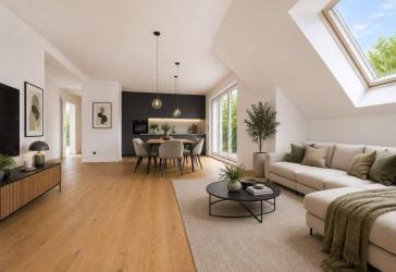Bezugfertige Neubau 5-Zimmer-Penthouse-Wohnung mit Dachterrasse