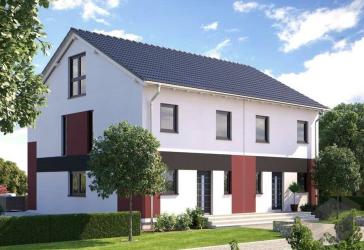 Neubauvorhaben Zwei Doppelhaushälften mit Garage/Carport auf sonnigem Grundstück in Neuhausen ob Eck