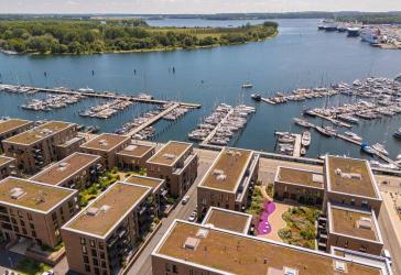 Neubau-Ferienwohnung mit Loggia und Yachthafenblick im BALTIQUE Travemünde