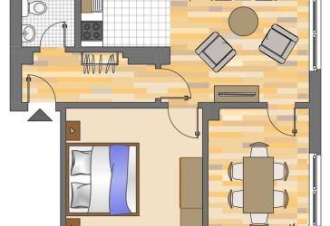 3-Zimmer-Wohnung in Kamen Mitte - Dusche - Bad mit Fenster - Laminat NEU