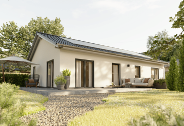 Modern, massiv, flexibel - der Bungalow für jedes Alter in Naunhof / Preis inkl. Grundstück