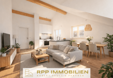 Erstbezug: Stilvolle 3-Zi.-Dachgeschosswohnung mit sonnigem Südbalkon