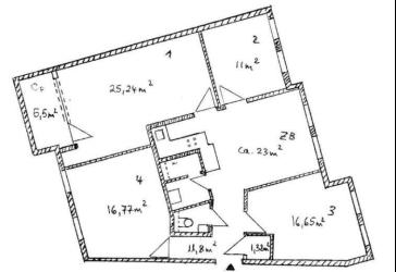 107 m² | 4 ½ Zimmer / 4 ½ rooms | renoviert / renovated | Balkon | Aufzug | Nürnberg-90419-St. Johannis