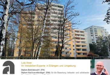 Perfekt geschnittene, vermietete 2-Zimmer-Eigentumswohnung in Erlangen-Büchenbach