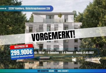 ++VORGEMERKT++ 4 ZKB PENTHOUSE ab 1% ZINS 100.000 € KfW-Kredit mit individueller Ausstattung möglich