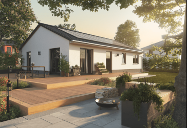 Bungalow 100 massiv gebaut, Preis inkl. Grundstück