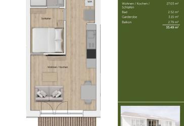 ***Gut Thoma - praktische 1,5 Zi. Wohnung***