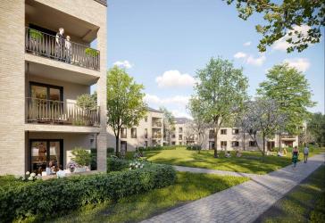 Familienfreundliche 4-Zimmer-Wohnung im 1. OG mit Südwest-Loggia