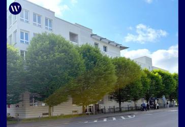 Vermietete 2-Zimmer-Wohnung mit Terrasse - provisionsfrei! Zentrale Lage, Wannenbad, TG