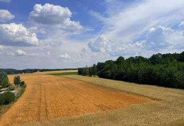 Penthouse mit 3 Zimmern mit weitläufigem Feldblick