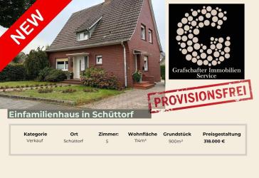 Einfamilienhaus in erstklassiger Lage in Schüttorf, Sackgasse.