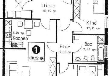 3-ZKB Wohnung in Homburg, inkl. Waschmaschinenanschluss im HWR, Nähe Uniklinik ab 01.06.26 zu vermieten, provisionsfrei