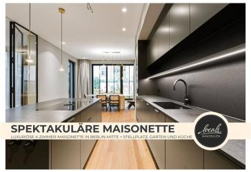 Luxus-Maisonette am Rosenthaler Platz mit Garten, Stellplatz und Perspektive zur Eigennutzung