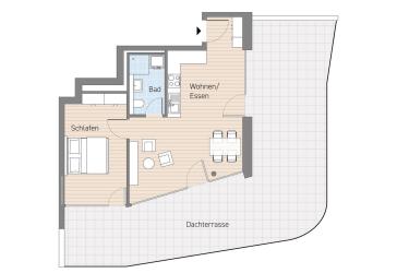 Neubau Penthouse-Wohnung 'AB53' Konstanz