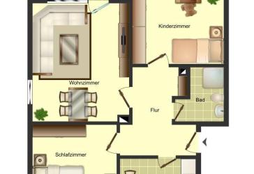 Ab September einziehen!! Bezugsfertige 3-Zimmer-Wohnung in Weddinghofen zu besichtigen