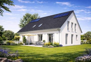 Neubau eines modernen Zweifamilienhauses in Augsburg-Kriegshaber