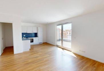 Modernität und Komfort: 4-Zimmer-Neubauwohnung mit EBK und großer Dachterrasse