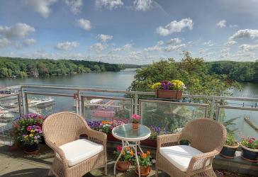 Fliegen Sie mit, vom Balkon über den Lehnitz-und Jungfernsee!
