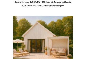Bungalow - EFH Neubau mit Garten zum Preis einer ETW-Wohnung im Rottal - provisionsfrei von PRIVAT