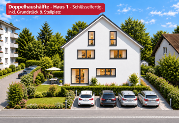 Doppelhaushälfte, schlüsselfertig - Haus 1 - in Konstanz in Projektierung