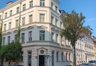 Eckhaus mit Dachterrassen im Szeneviertel