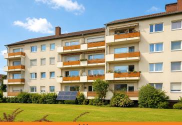 Modern geschnittene 3-Zimmer-Wohnung mit Balkon