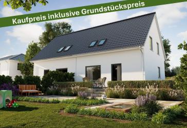 Mit Grundstück: Das ausbaufähige und flexible DH massiv gebaut von Town & Country in Nieste