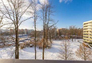Direkt am Ostpark: Vermietete 2-Zimmer-Wohnung mit Außenstellplatz (Erbpacht)