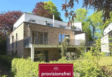 Am Naturschutzgebiet zuhause: Großzügige Maisonette mit Terrasse und Balkon