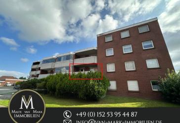 2 Zimmer Küche-Bad-Balkon- Ferienwohnung Hochparterre mit Wasserblick in Dornumersiel