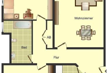 Demnächst frei! 3-Zimmer-Wohnung in Oelde mit Garten