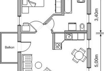 3-Raumwohnung mit Balkon im Stadtzentrum