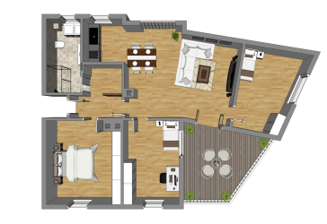 Modernes Wohnen mit großzügigem Raumangebot und sonniger Dachterrasse - ca. 97 m²