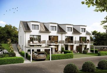 Exklusives Neubau-Reihenmittelhaus (Erstbezug) mit Einbauküche / Goldberg / Provisionsfrei