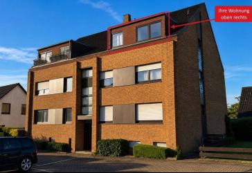 Lichtdurchflutete 3 Zimmer-Wohnung in Bünde: Große Dachterrasse!