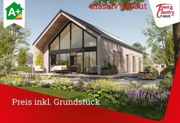 massiv gebaut, Preis schlüsselfertig inkl. Grundstück und Kathedraldach