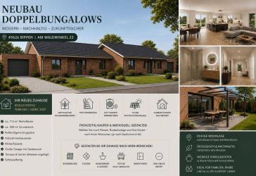 Neubau Doppelbungalows
