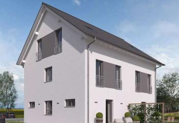 Bauen Sie diese Doppelhaushälfte in Heimerdingen