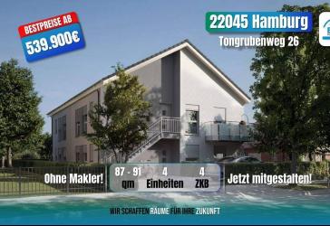 ++BESTPREIS++ MIET-/ENERGIESPAREND 4 ZKB Neubau mit Garten am Ostender Teich