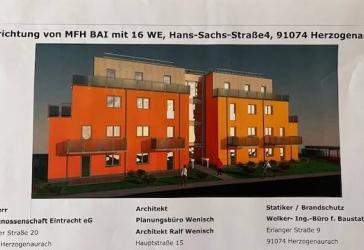 2-Zimmer Dachgeschoss-Wohnung(begrüntes Flachdach, keine schrägen Wände)