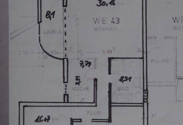 Helle, große 3-4 Zimmer-Wohnung mit Balkon und Garage von privat