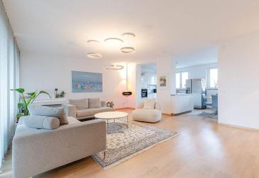 Exklusives Wohnen am Main - Top moderne Wohnung auf der Hafeninsel